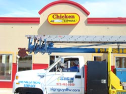 Sign Guy truck